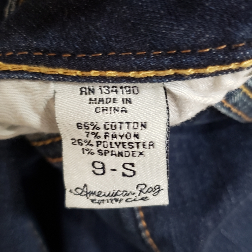 American Rag Cie Curvy Jeans Size 9 - Picture 10 of 12